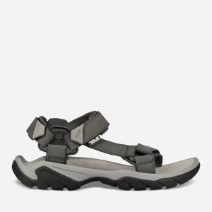 Teva Terra Fi 5 Universal Leather Miesten TummanHarmaat Sandaalit